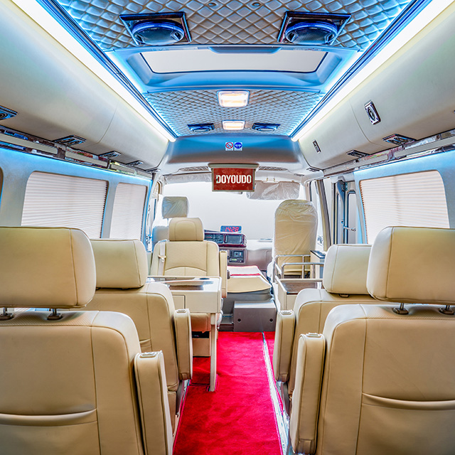 Minibús de recepción de posavasos de lujo personalizado de 12 asientos